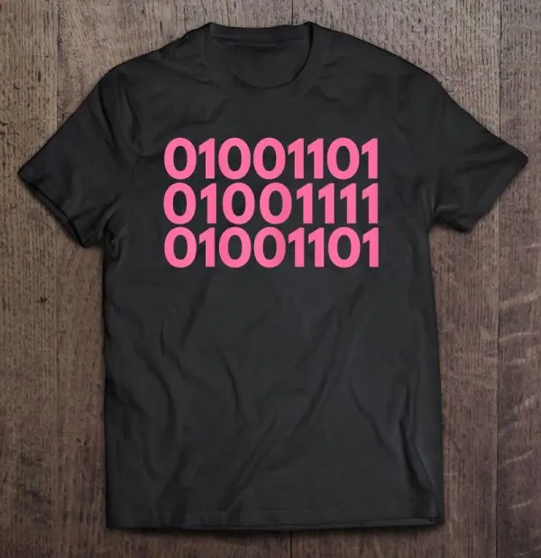 Womens Mom In Binary Code