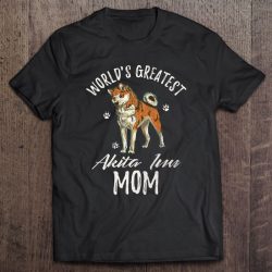 Vintage World’s Greatest Akita Inu Mom Funny Pet Mama Lover