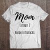 Womens Funny Mother’s Day Mom Life Short Sleeve Graphic Tee