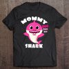Womens Mommy Shark Gift Cute Baby Shark Design Family Set For Women