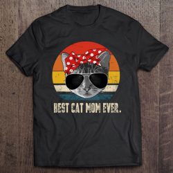 Best Cat Mom Ever Vintage Retro Cat Mommy Cat Mother
