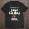 Womens Promoted To Great Grandma 2021 Baby Announcement