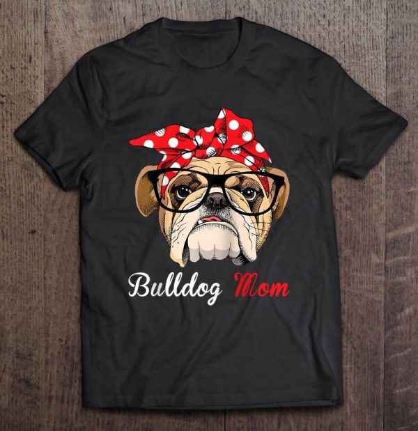 Funny English Bulldog Mom For Bulldog Lovers Raglan Baseball