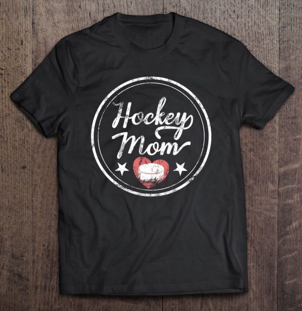 Hockey Mom For Women Heart