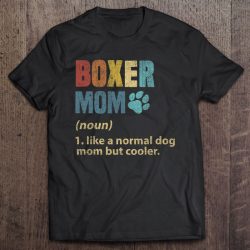 Vintage Boxer Lover Design – Gift For Boxer Mom