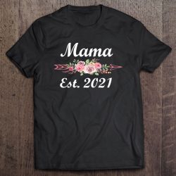 Womens Mama Est 2020 Mothers Day Grandma And Mommy’s