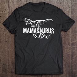 Womens Mamasaurus Dinosaur Funny Mama Saurus Family Matching