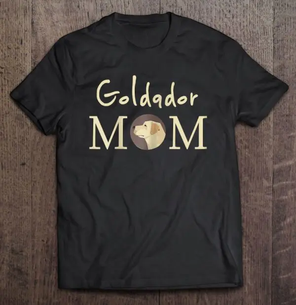 Womens Trendy Goldador Mom Cute Dog