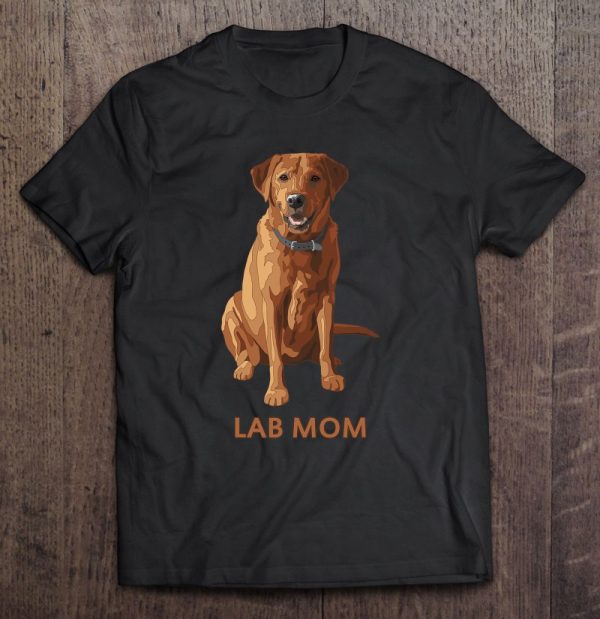 Lab Mom Fox Red Labrador Retriever Dog Lover Gift