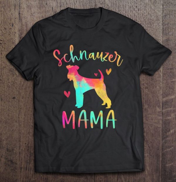 Schnauzer Mama Colorful Schnauzer Gifts Dog Mom
