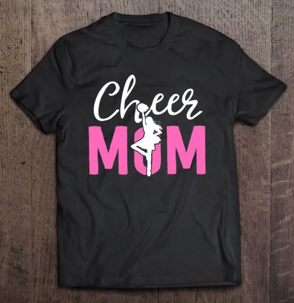 Pink Cheer Mom Gifts Cheerleader Mom Shirt Mother Mama
