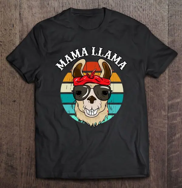 Mama Llama Cute Alpaca Animal Themed Mother’s Day Apparel