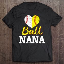 Baseball Softball Ball Heart Nana Mother’s Day Gifts