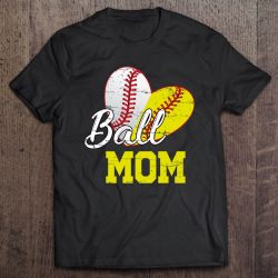 Funny Ball Mom Softball Baseball Gifts For Women Mothers Day