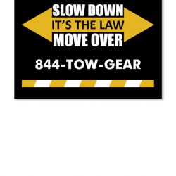 slow down move over decals