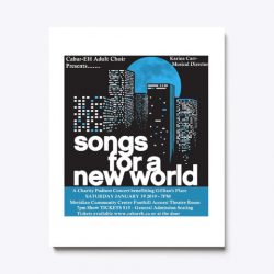 songs for a new world poster