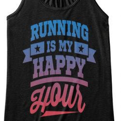 running is my happy hour tank