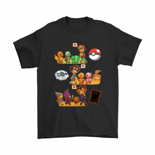 pokemon digimon shirt