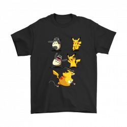 pikachu totoro shirt
