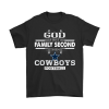 god first family then football