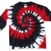 black and white tye dye shirt