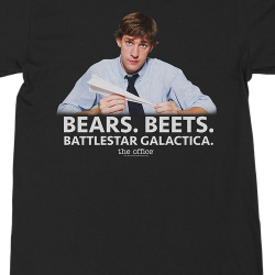 what episode of the office is bears beets battlestar galactica