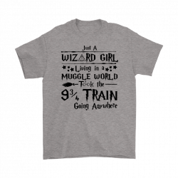 just a wizard girl shirt