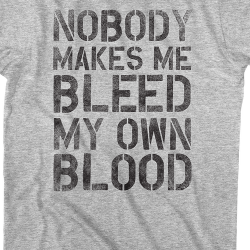 nobody makes me bleed my own blood zoolander