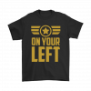 on your left shirt