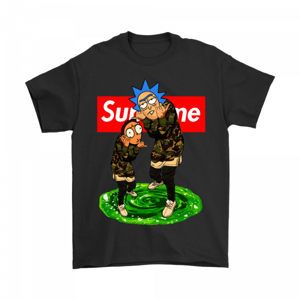rick and morty supreme shirt