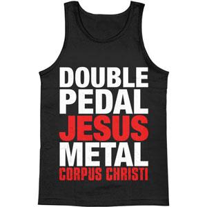 double pedal jesus metal shirt