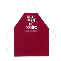 real men bake apron