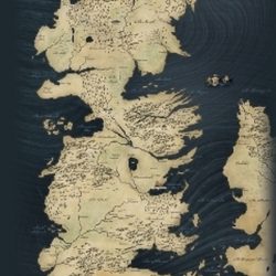 game of thrones poster map