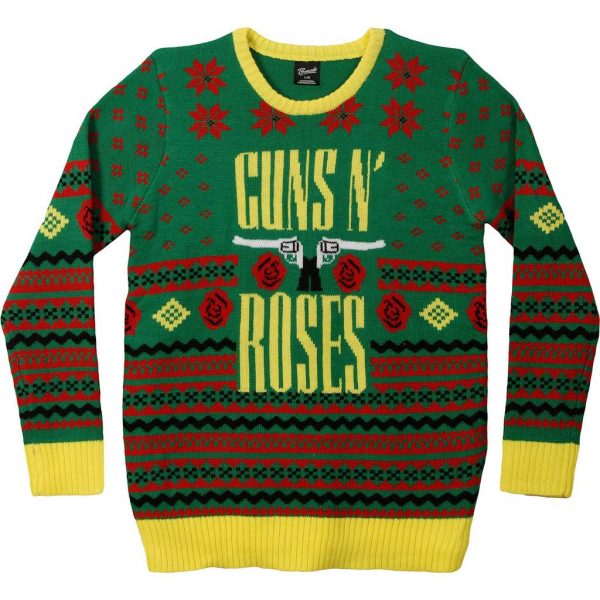 ugly christmas sweater guns
