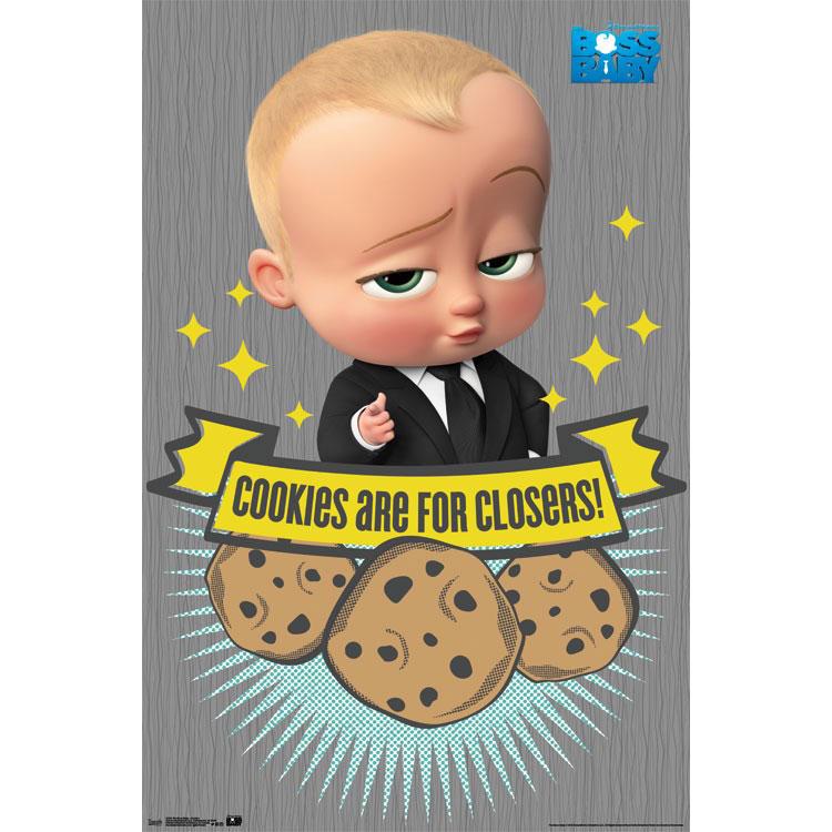 boss baby cookies are for closers poster boss baby cookies are for closers poster