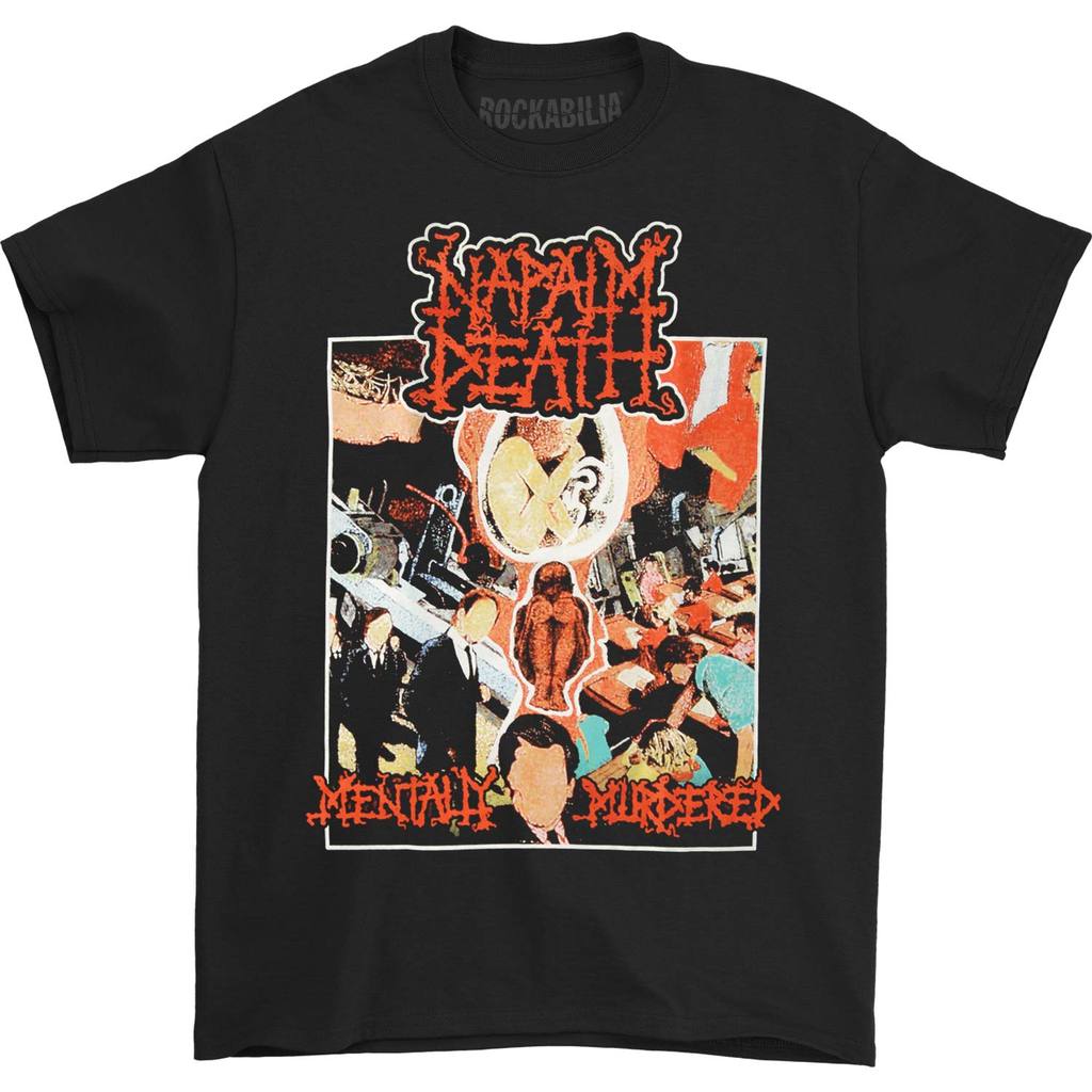 Napalm Death Mentally Murdered T-Shirt All Sizes New 