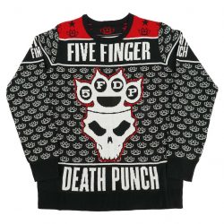 five finger death punch christmas sweater