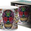 sugar skull coffee mug