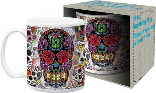 sugar skull coffee mug sugar skull coffee mug