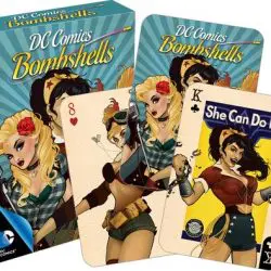 dc bombshells playing cards