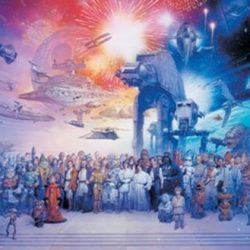 star wars galaxy poster