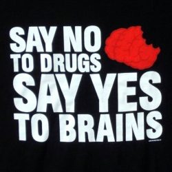 say no to drugs tshirt