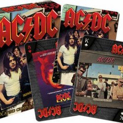 ac dc playing cards