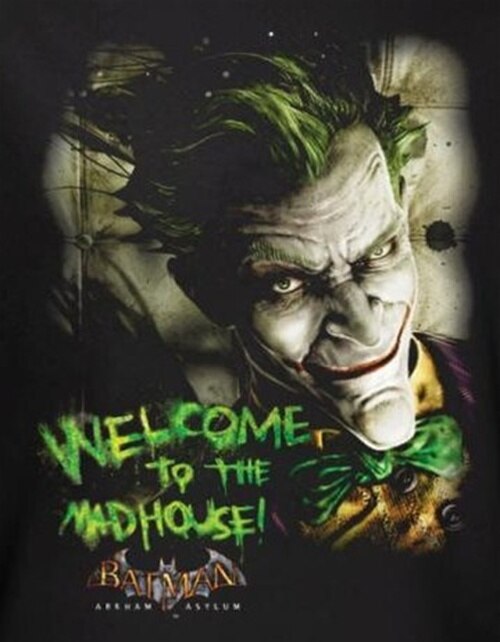 welcome to the madhouse batman welcome to the madhouse batman