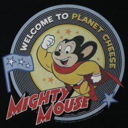mighty mouse t shirt