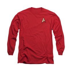 star trek long sleeve uniform shirt