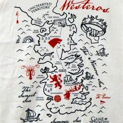 game of thrones map t shirt