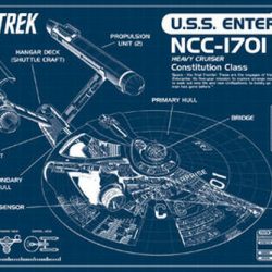 star trek enterprise blueprints