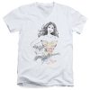 wonder woman v neck shirt