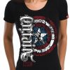 captain america juniors shirt